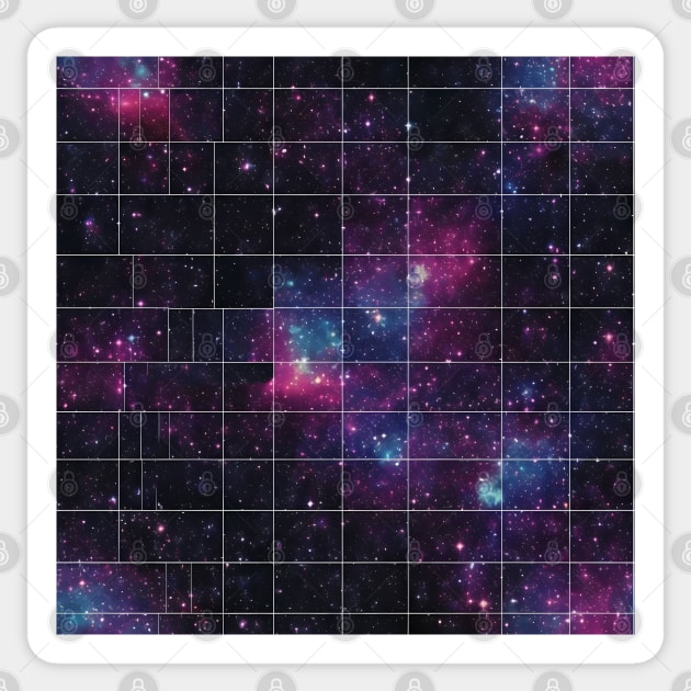 Cosmic Infinity - Infinite Space Seamless Pattern Sticker by nelloryn